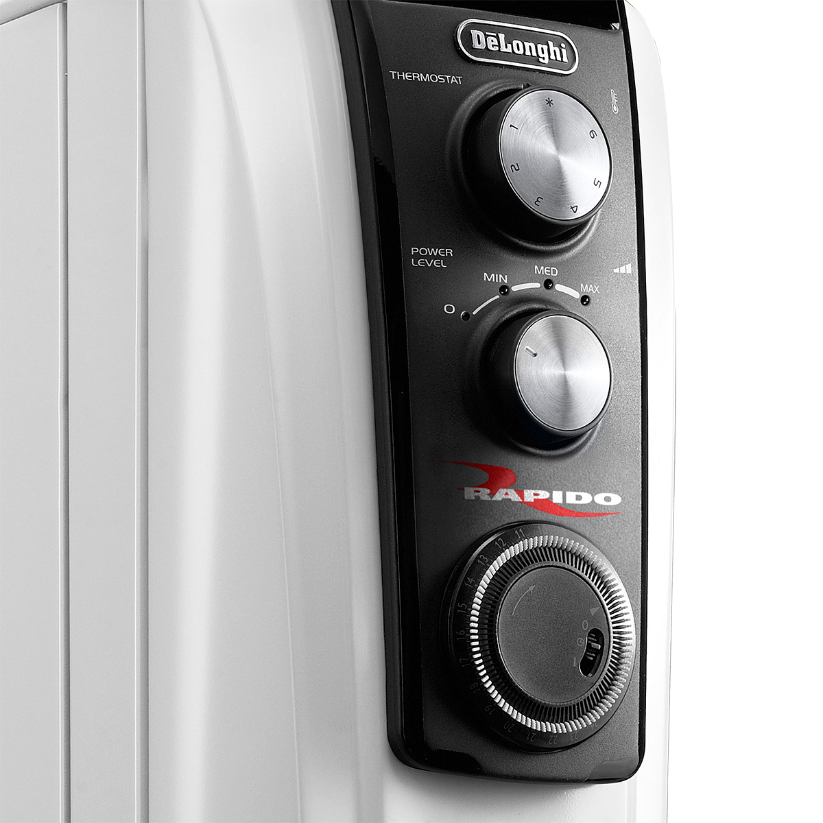 DeLonghi Dragon4 Programmable Portable Radiator Heater - Controls