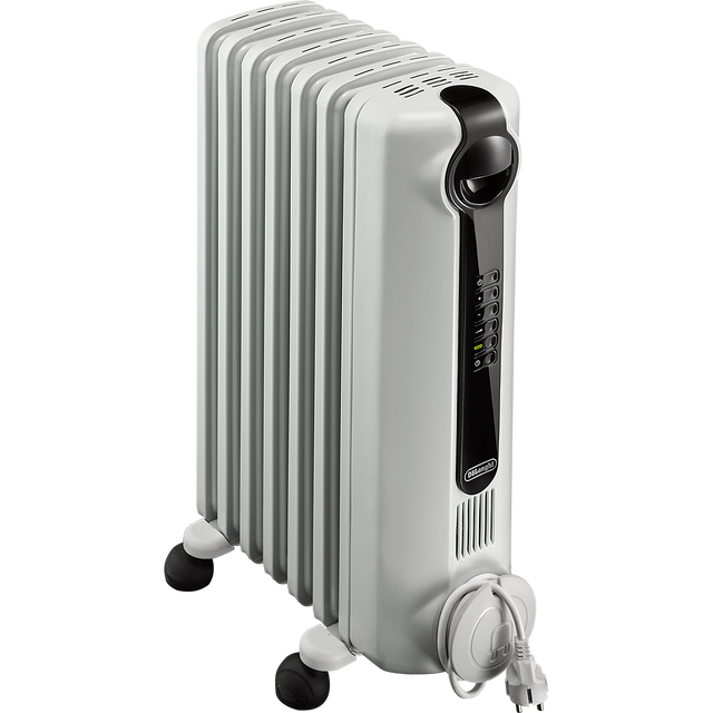 DeLonghi Oil-Filled Radiator Heater - angle
