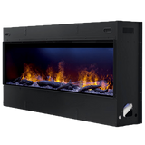 Dimplex Opti-Myst Linear Electric Fireplace w/ Acrylic Ice & Driftwood -  Log Set