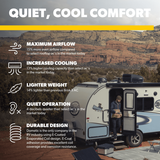 Dometic FreshJet 3 Series 15,000 BTU Rooftop RV Air Conditioner - quiet cool comfort