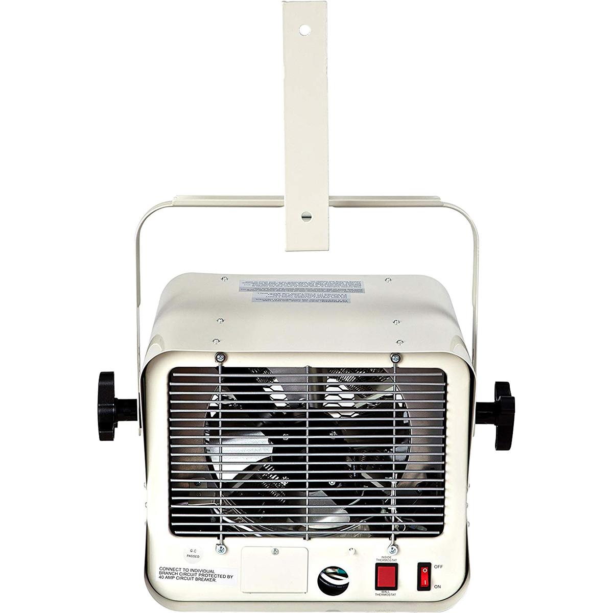 Dr. Infrared Heater DR975 Hardwired Electric Garage Heater - Back