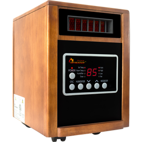 Dr. Infrared Heater DR998 Elite Series Space Heater + Humidifier - angle