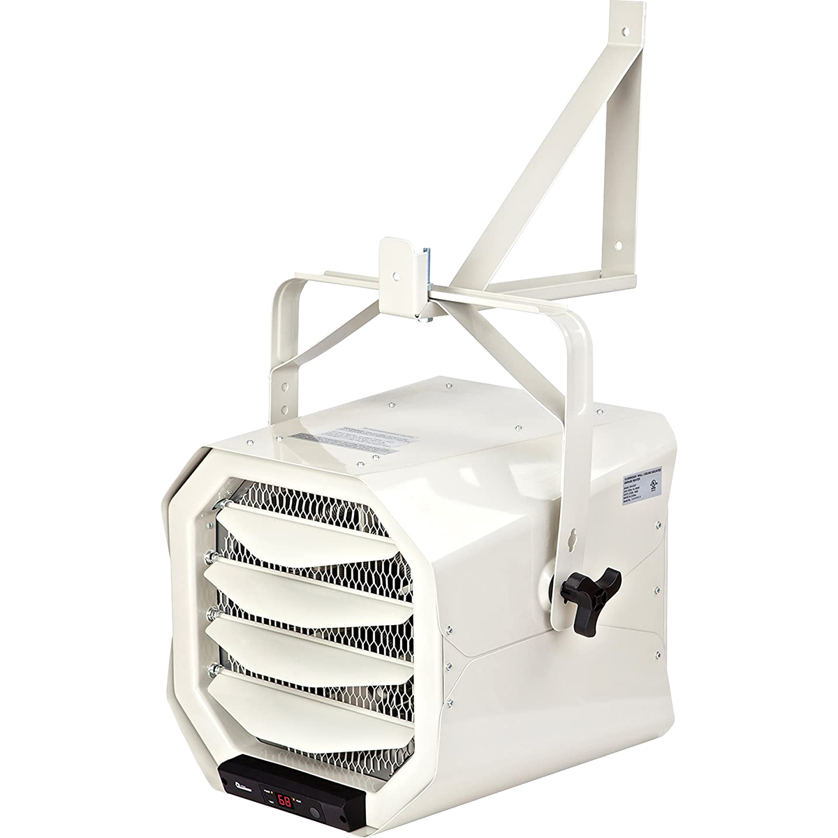 Dr. Infrared Heater 10000 Watt Wall/Ceiling Mounted Garage Heater - Right Angle