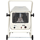 Dr. Infrared Heater 10000 Watt Hardwired Shop Garage Heater w/ Cart - Back