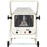 Dr. Infrared Heater 10000 Watt Hardwired Shop Garage Heater w/ Cart - Back