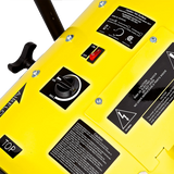 Dr. Infrared Heater 10,000 Watt Salamander Construction Portable Fan Forced Electric Heater - Controls