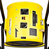 Dr. Infrared Heater 10,000 Watt Salamander Construction Portable Fan Forced Electric Heater - Top