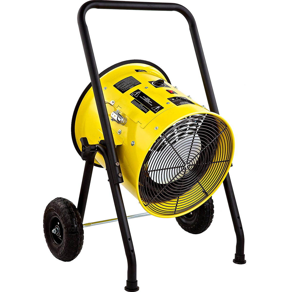 Dr. Infrared Heater 15,000 Watt Salamander Construction Single Phase Fan Forced Electric Heater - Angled Downward