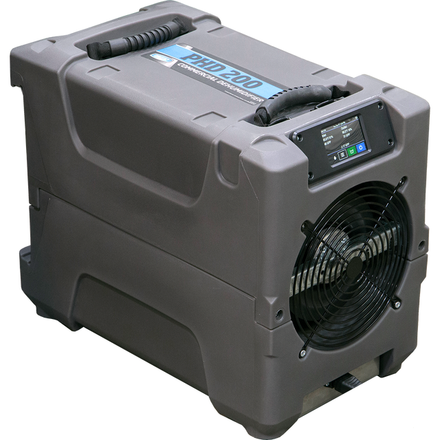 Dri-Eaz PHD 200 Crawl Space Dehumidifier - angle