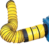 Dri-Eaz Sto and Go Vortex Ducting - installed