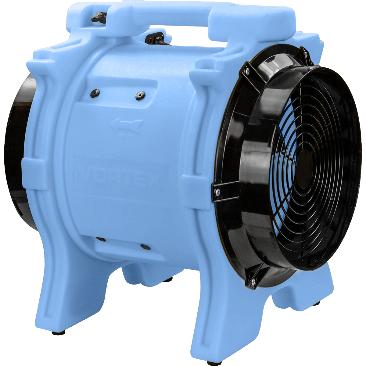 Dri-Eaz Vortex Axial Fan Blue - angle