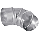 Dundas Jafine E432 4in Aluminum Elbow Duct Connector - Main