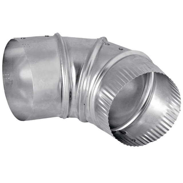 Dundas Jafine E432 4in Aluminum Elbow Duct Connector - Main