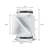 Dundas Jafine PCLT4WZW ProClean Dryer Duct Lint Trap - Dimensions