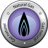 Dyna-Glo Delux Natural Gas Radiant Heater - Natural Gas Badge