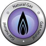 Dyna-Glo Delux Natural Gas Radiant Heater - Natural Gas Badge