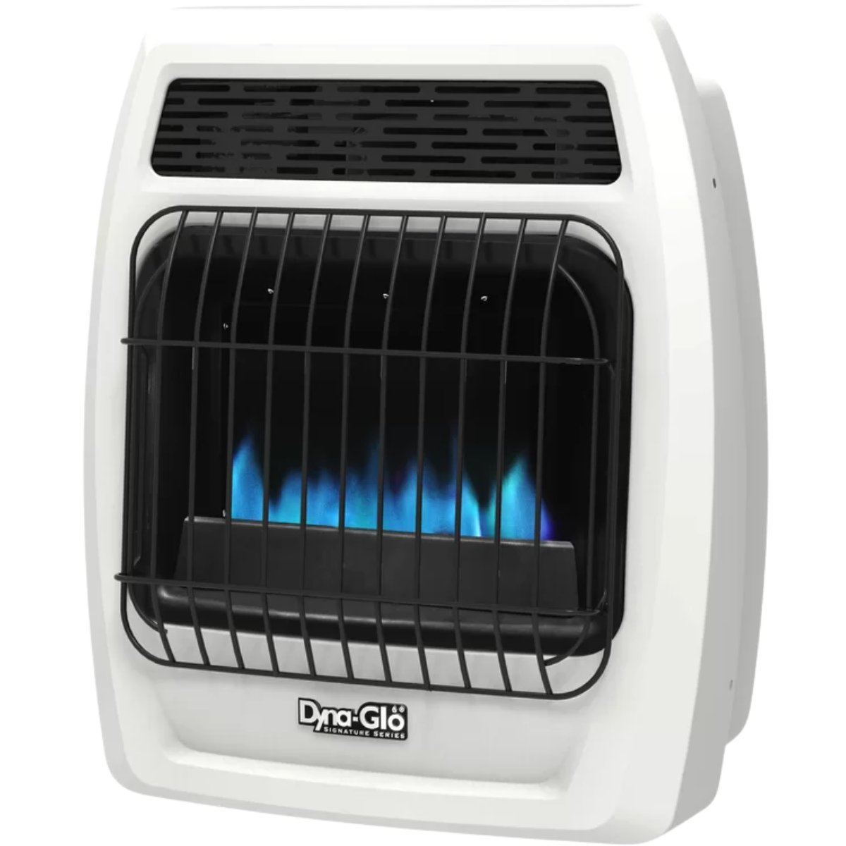 Dyna-Glo 10,000 BTU Blue Flame Ventless Wall Heater - Angle