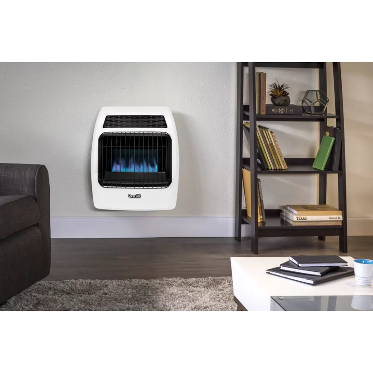 Dyna-Glo 20,000 BTU Blue Flame Ventless Wall Heater - Lifestyle 1