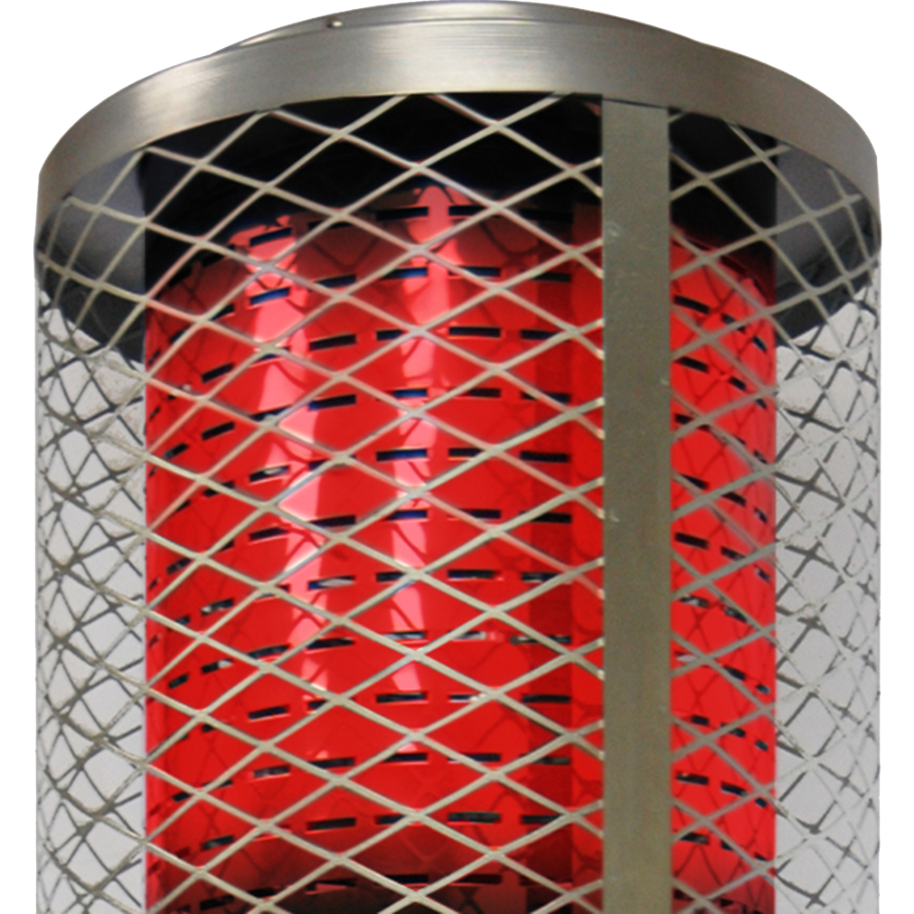 Dyna-Glo Delux Natural Gas Radiant Heater - 250K BTU Lighted heating element.