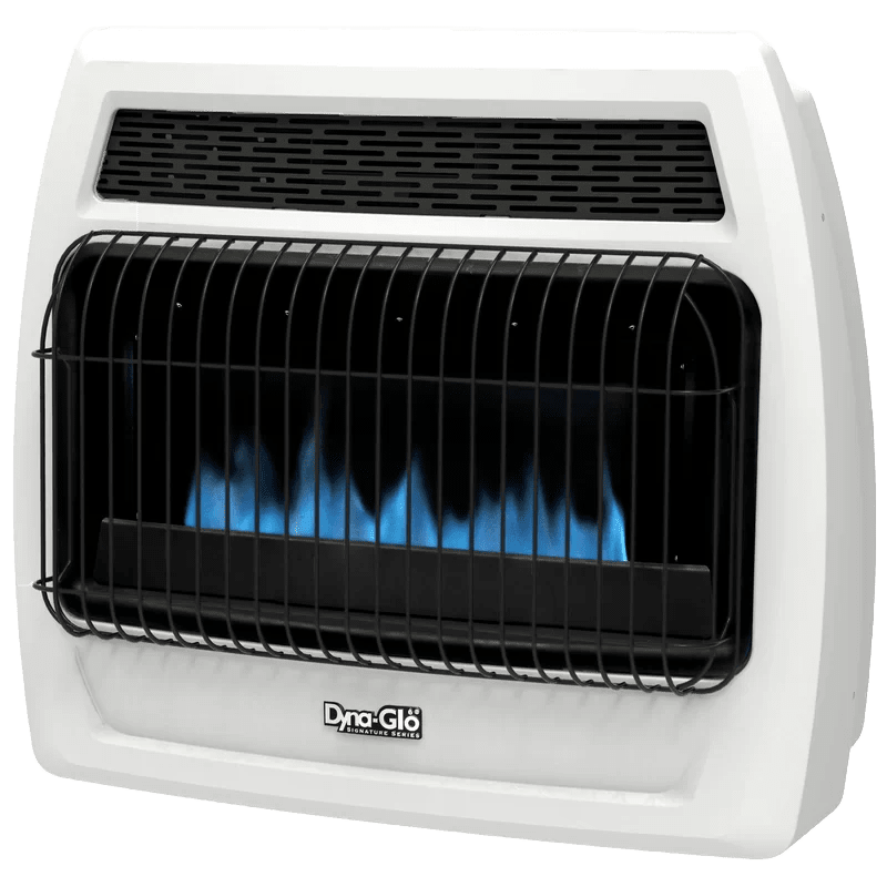 Dyna-Glo 30,000 BTU Blue Flame Ventless Wall Heater - Angle 2
