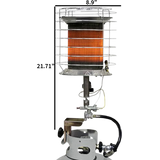 Dyna-Glo RMC-LPC80DG Tank Top Heater - Dimensions