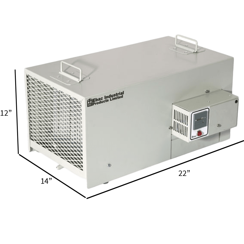 Ebac CD30E Dehumidifier - Dimensions
