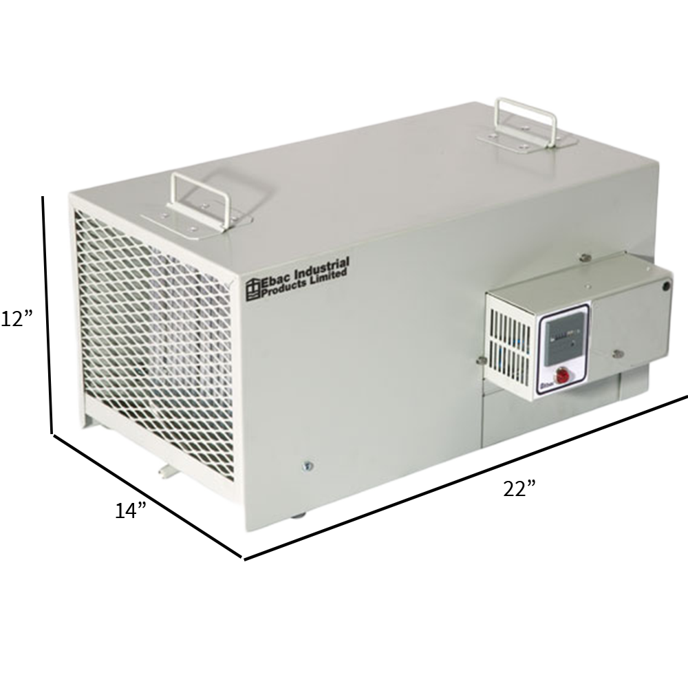 Ebac CD30E Dehumidifier - Dimensions