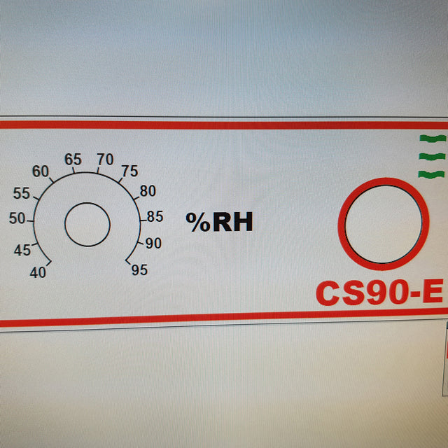 Ebac CS90 Dehumidifier - Relative Humidity Scale