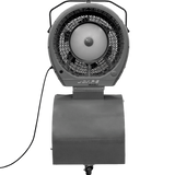 Cyclone 737 Commercial Portable Misting Stand Fan w/ Reservoir - 18-gal. Gray