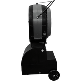 Cyclone 737 Commercial Portable Misting Stand Fan w/ Reservoir - 18-gal. Black - Side View