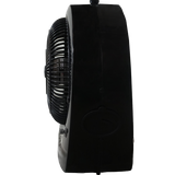 EcoJet by Joape Bob Misting Table Fan - Black - Left Side View