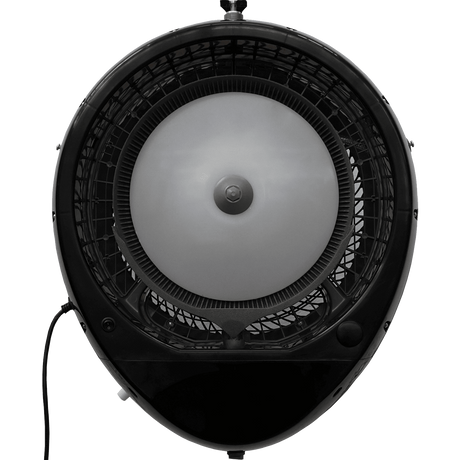 EcoJet by Joape Cyclone 737 Wall Mounted Commercial Misting Fan - Black