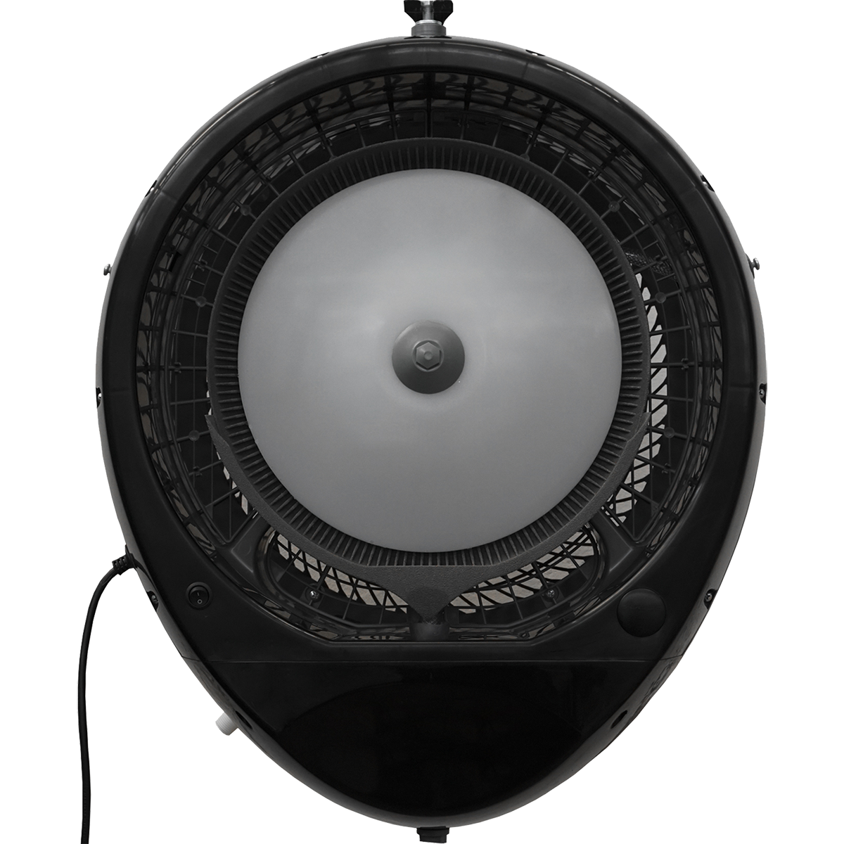 EcoJet by Joape Cyclone 737 Wall Mounted Commercial Misting Fan - Black