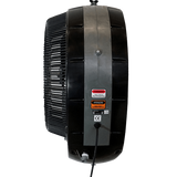 EcoJet by Joape Cyclone 737 Wall Mounted Commercial Misting Fan - Black - Side