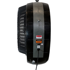 EcoJet by Joape Cyclone 737 Wall Mounted Commercial Misting Fan - Black - Side