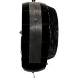 EcoJet by Joape Hurricane 660 Commercial Wall Mount Misting Fan - Black Left Angle