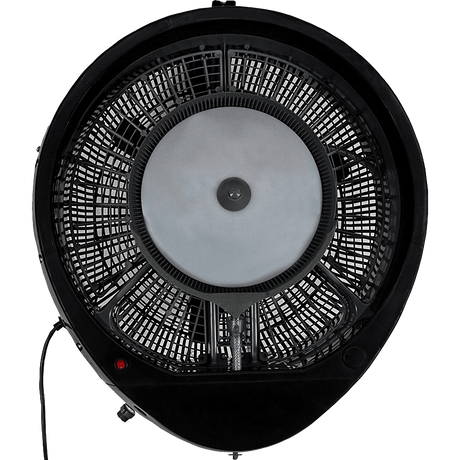 EcoJet by Joape Hurricane 660 Commercial Wall Mount Misting Fan - Black