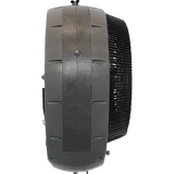 EcoJet by Joape Hurricane 660 Commercial Wall Mount Misting Fan - Gray Left Side View