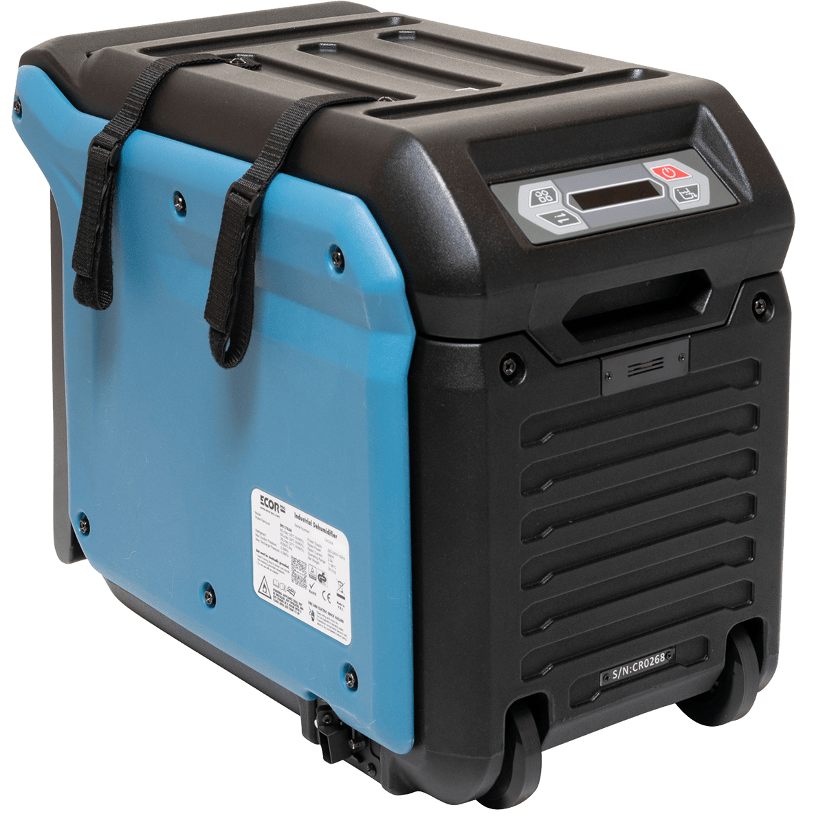 Ecor Pro 170LGR Low Grain Refrigerant Dehumidifier w/Pump Blue - Angle