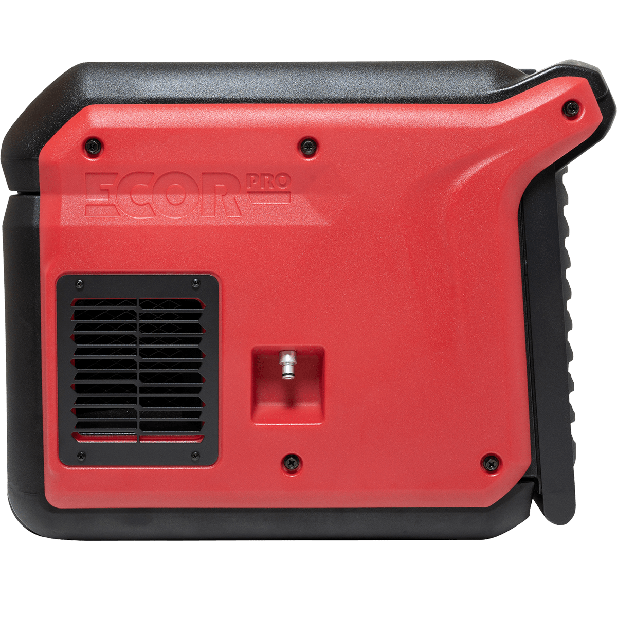 Ecor Pro 170LGR Low Grain Refrigerant Dehumidifier w/Pump Red - Left Side View