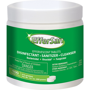 EfferSan Disinfecting Tablets - 4g - 100-Count Package