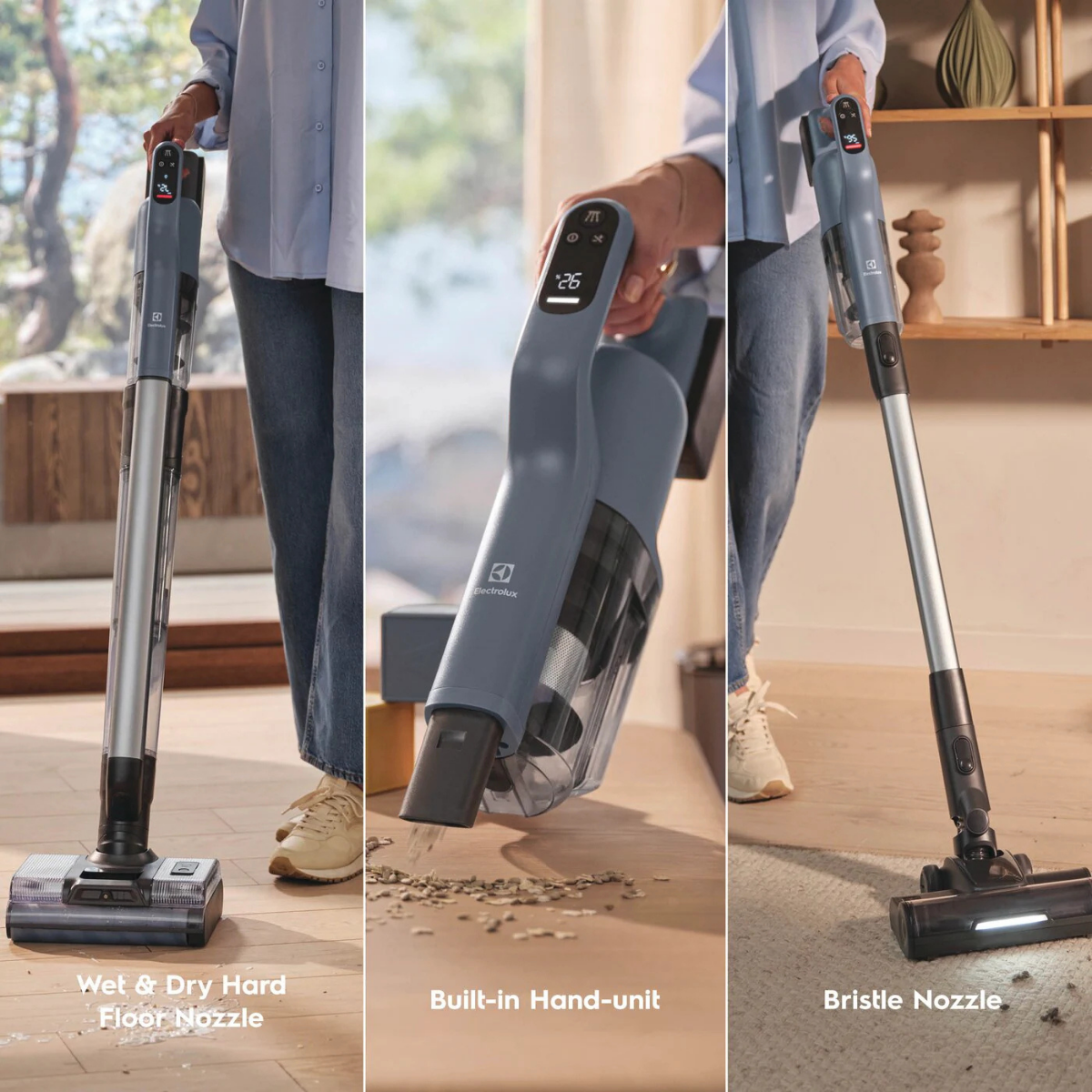 Electrolux 2-in-1 Wet and Dry Cordless Stick Vacuum Complete - Infographic 4