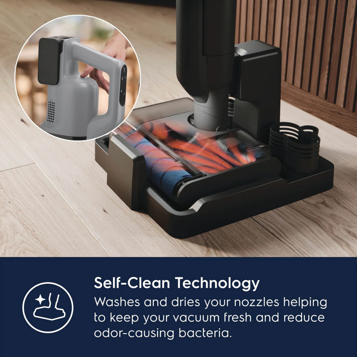 Electrolux 2-in-1 Wet and Dry Cordless Stick Vacuum Standard - Infographic 5
