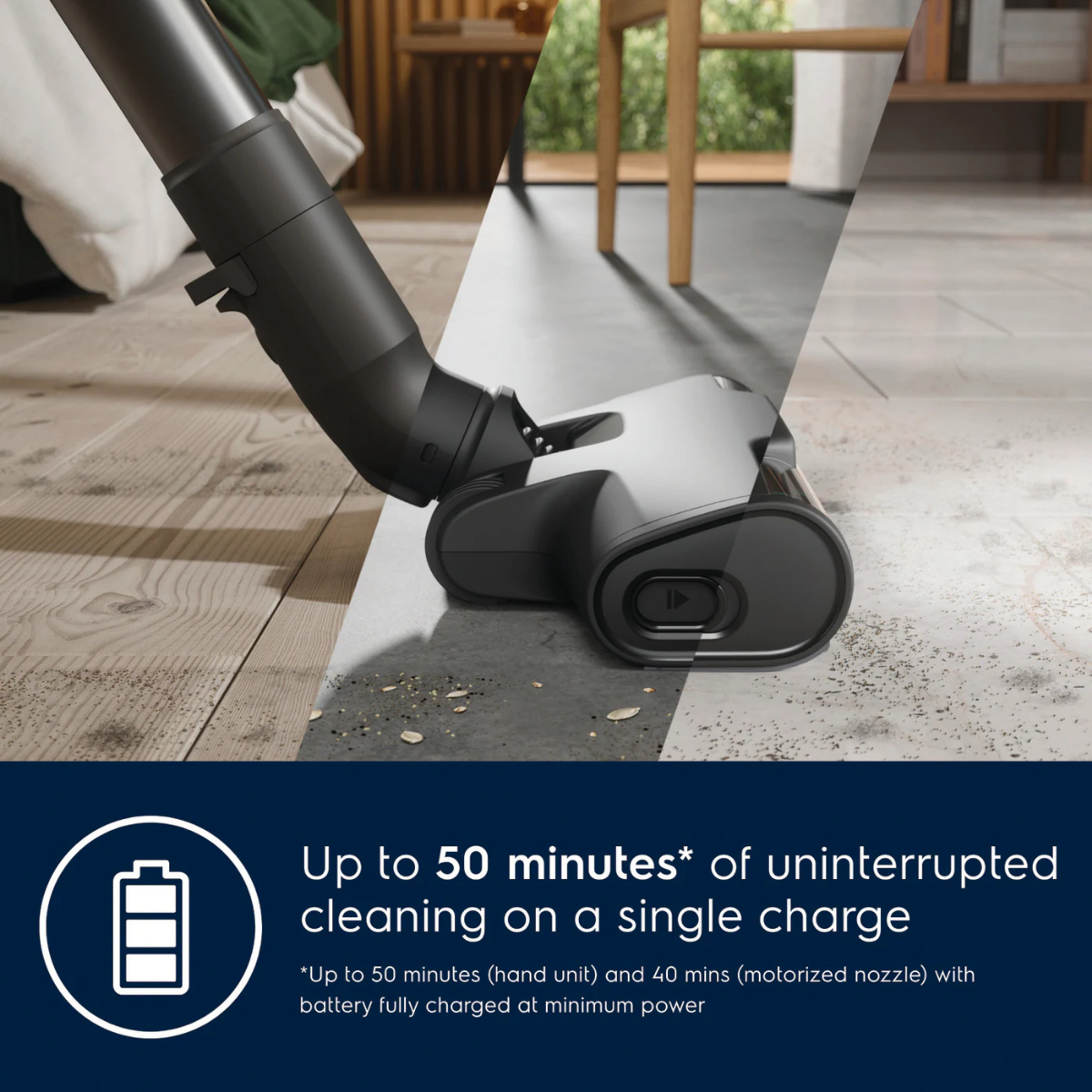 Electrolux Ultimate600 Cordless Stick Vacuum Standard - Infographic 6