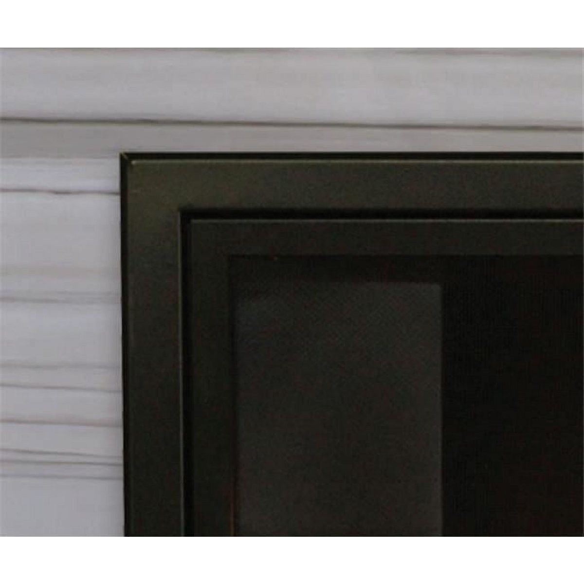 Empire 1.5" Matte Black Beveled Frame Decorative Front for Boulevard Series - Lifestyle