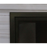 Empire 1.5" Matte Black Beveled Frame Decorative Front for Boulevard Series - Lifestyle
