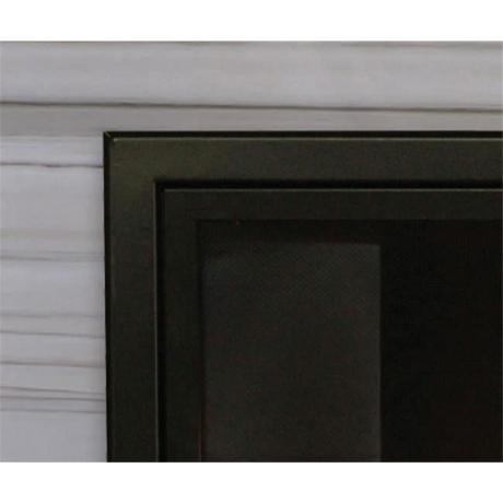 Empire 1.5" Matte Black Beveled Frame Decorative Front for Boulevard Series - Lifestyle
