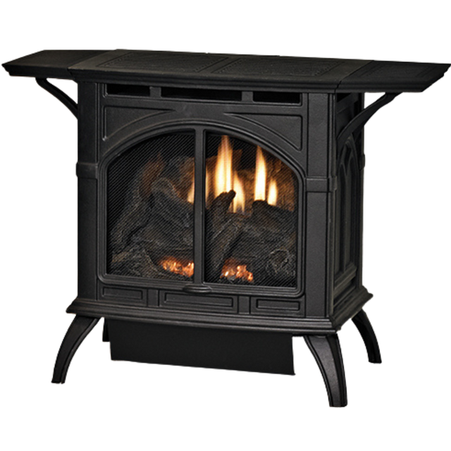 Empire WMH Matte Black Spirit 10,000 BTU Vent Free Cast Iron Stove - Main