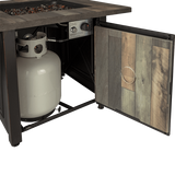 Endless Summer Burlington Outdoor LP Gas Fire Pit - Gas Tank and Top Cover Storage