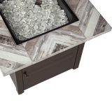 Endless Summer Duvall LP Outdoor Gas Fire Pit - Top
